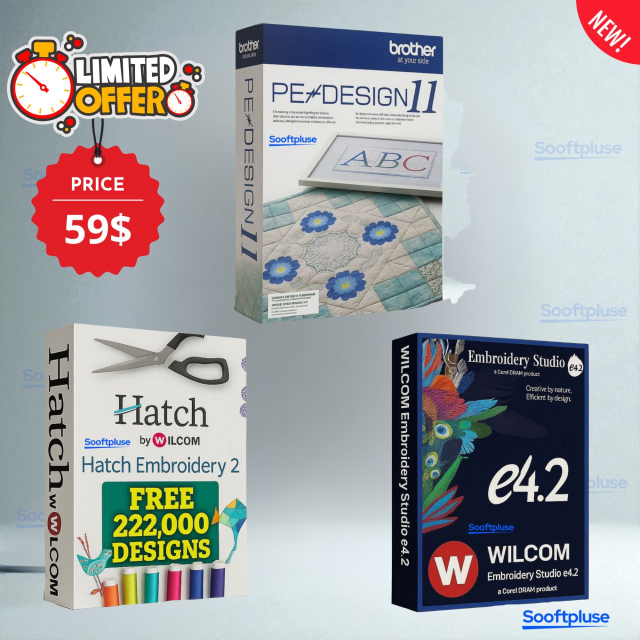 Pack 3 Software Embroidery