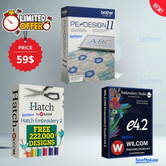 Pack 3 Software Embroidery