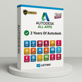 Autodesk All Apps 3-year subscription with AutoCAD, Revit, Fusion 360, Maya and 3ds Max